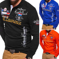 Load image into Gallery viewer, Fashion Casual Long Sleeve Graphic T-Shirt for Men
