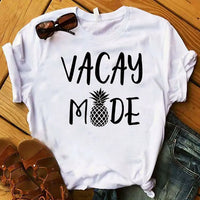 Load image into Gallery viewer, Pineapple Fruit Graphic Short Sleeve T-Shirt for Women
