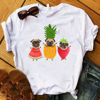 Load image into Gallery viewer, Pineapple Fruit Graphic Short Sleeve T-Shirt for Women
