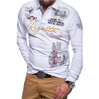 Load image into Gallery viewer, Fashion Casual Long Sleeve Graphic T-Shirt for Men
