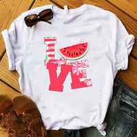 Load image into Gallery viewer, Pineapple Fruit Graphic Short Sleeve T-Shirt for Women
